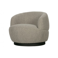 Woolly draaifauteuil bouclé naturel beige